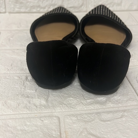 Black side report flat shoe rhinestone - Picture 3 of 3